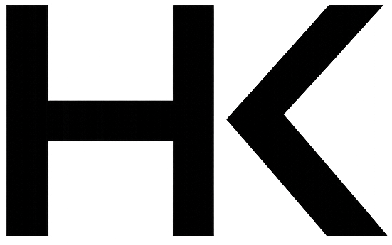 Die Initialen von Hannes Kappler - H und K